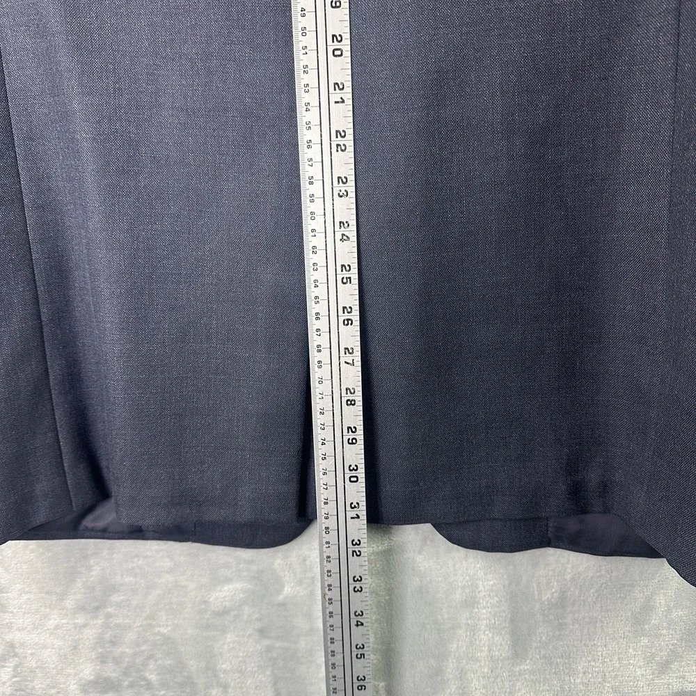 Hickey Freeman‎ Dark Gray Wool Blazer Men's 42R Tailored Jacket No Size Tag